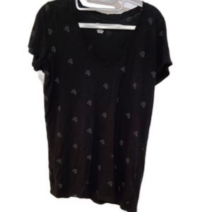 Pink V neckline Top size medium.    LTOP270